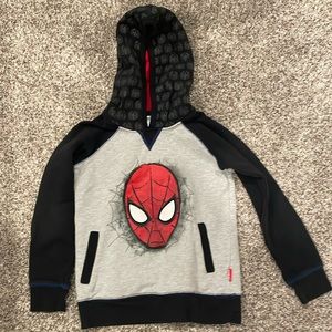 Kids Marvel Spiderman Hoodie.  Size 7